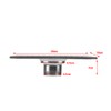 ASHATA Rectangle Stainless Steel Anti-Odor Floor Drain Strainer for Kitchen,