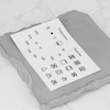 Create idea 4Pcs Oven Temperature and Function Dial Sticker Set