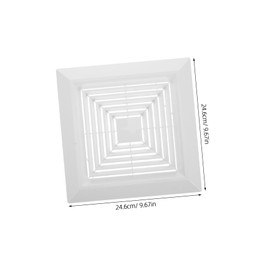 iplusmile Sleek Design Bathroom Exhaust Fan Cover Replacement Parts for Ceiling or Wall Exhaust Fan