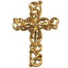 Comfy Hour Faith and Hope Collection Wall Hanging Cross (Gold)