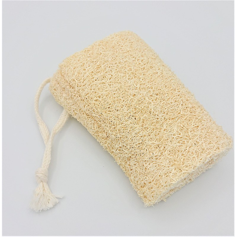 Loofah Body Sponge Half Round with String