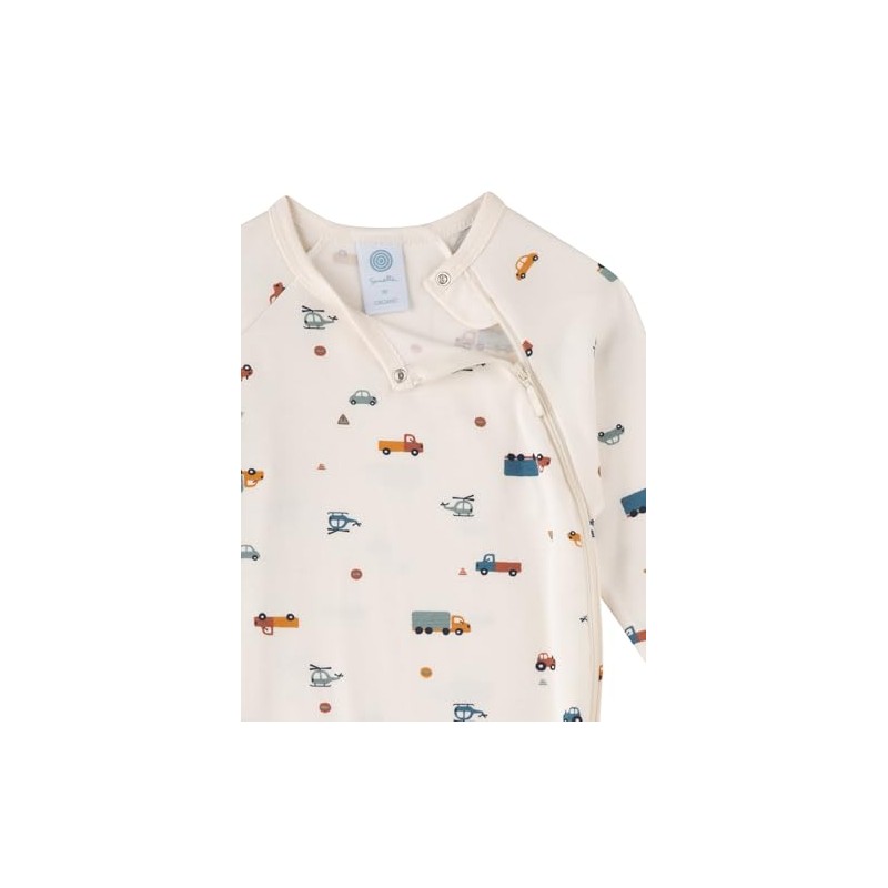 Sanetta Boys Romper Beige | Practical and Comfortable Organic Cotton