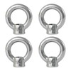 Qlvily 4 Packs 316 Stainless Steel Lifting Eye Nut 1/4"