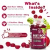 careleaf Sugar Free Vegan Beet Root Gummies for Blood Pressure,