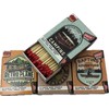 jameitop® 5 x Retro Matchboxes Camping/Vintage/USA Nostalgia Pack of 100