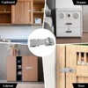 1PC Password Hasp Locks, 90-180 Degree Cabinet Password Locks Fold