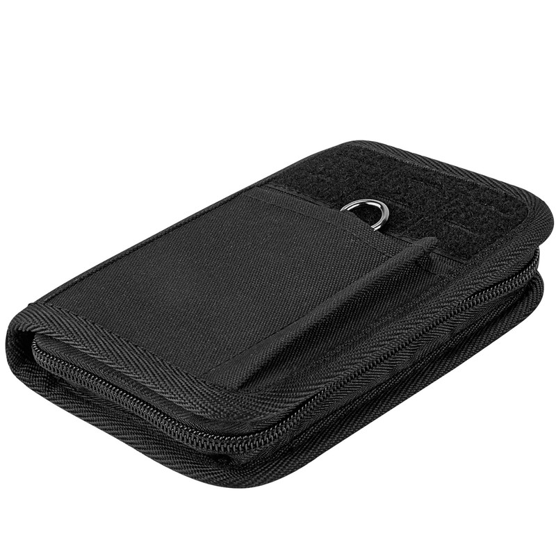 Damero Pocket Notebook Cover Zipper Case for 9cmx14cm/B7 Notebook with