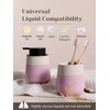 INGOFIN Ceramic Foaming Soap Dispenser - 12oz Foam Hand Soap