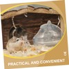 VILLFUL Hamster Sand Bath House Sand Basin for Small Pets