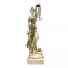 Themis Greek Roman Lady of Justice Hard Plaster Statue Sculpture