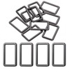 10 PCS Metal Buckle, 1 Inch Rectangle Ring Heavy Duty