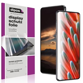 dipos I 4x Clear Screen Protectors for HMD 110 4G Screen Protector, Ultra Thin, Case-Friendly, Fingerprint Compatible