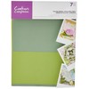 Crafter's Companion CC-FOAMFL-FLGR Flower Forms Foam Foliage 7 Pc-Foliage Greens,