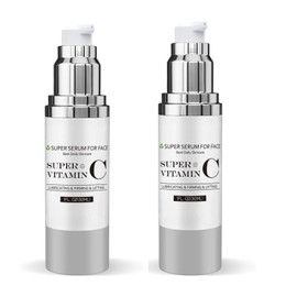 Super Vitamin C Serum for Women Over 70, All-In-One Hydrating Vitamin C Face Serum for Smooths Fine Lines, 1 FLOZ-2pack