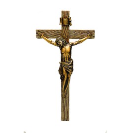 Roman 20" Crucifix in Antique Gold