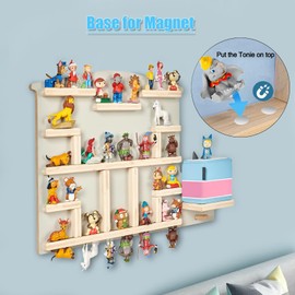 BufferABC Metal Plates for Tonie Figures, 32pcs Strong Sticker Base for Magnets, Tonie Figure Accessories Metal Discs for Tonies Shelf - Decorate Children's Room with Tonie Audio Characters