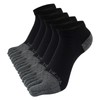 ZAKASA Mens Ankle Toe Socks Athletic Running Five Finger Socks