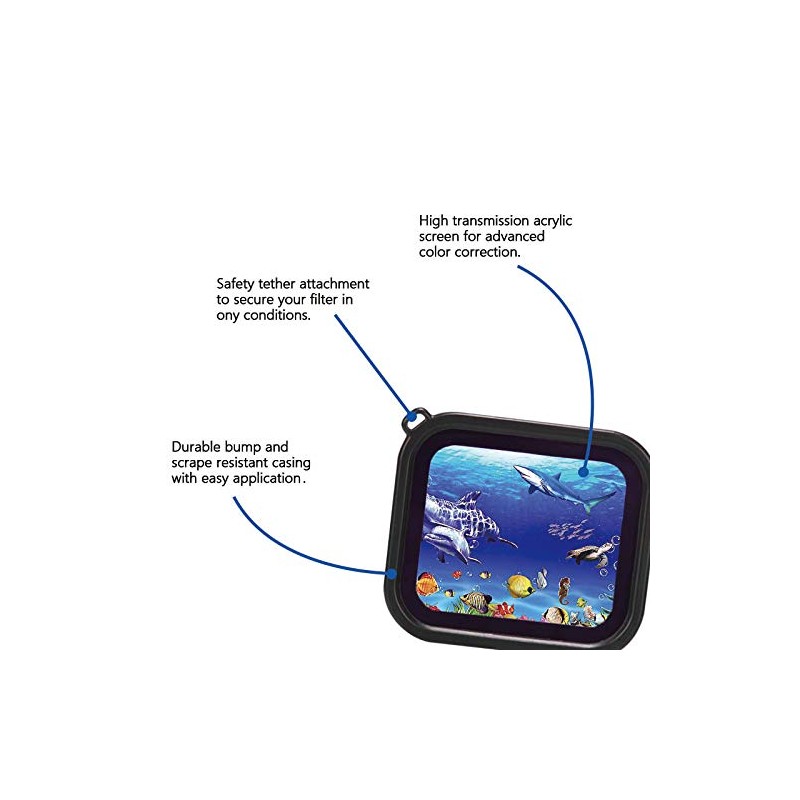 Underwater Red Lens Filter for Super Dive Housing GoPro Hero