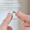 12PCS Invisible Tightener Ring Size Reducer Resizing Adjuster Pad Tools