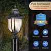 XANGQAN Dusk to Dawn Outdoor Post Lights Light Hardwired 120V