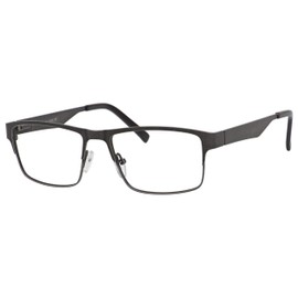 Calabria Esq 1514 Rectangular Blue Light Blocking Reading Glasses +1.00 Stone Grey Men Women