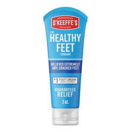 Crema de pies O'Keeffe's para pies saludables, Tubo, 1 paquete, Azul