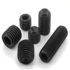 60Pcs M3-0.5x10mm Black Hex Socket Set Screw Grub Screws,Headless Cup