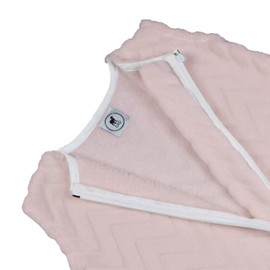 Nap Baby Saquito para Dormir para Bebé de 0-6 Meses, Saco para Dormir Afelpado, Tipo Cobijas para bebé recién Nacido, Costalitos de transición ó Ropa de Dormir - Zig Zag Rosa