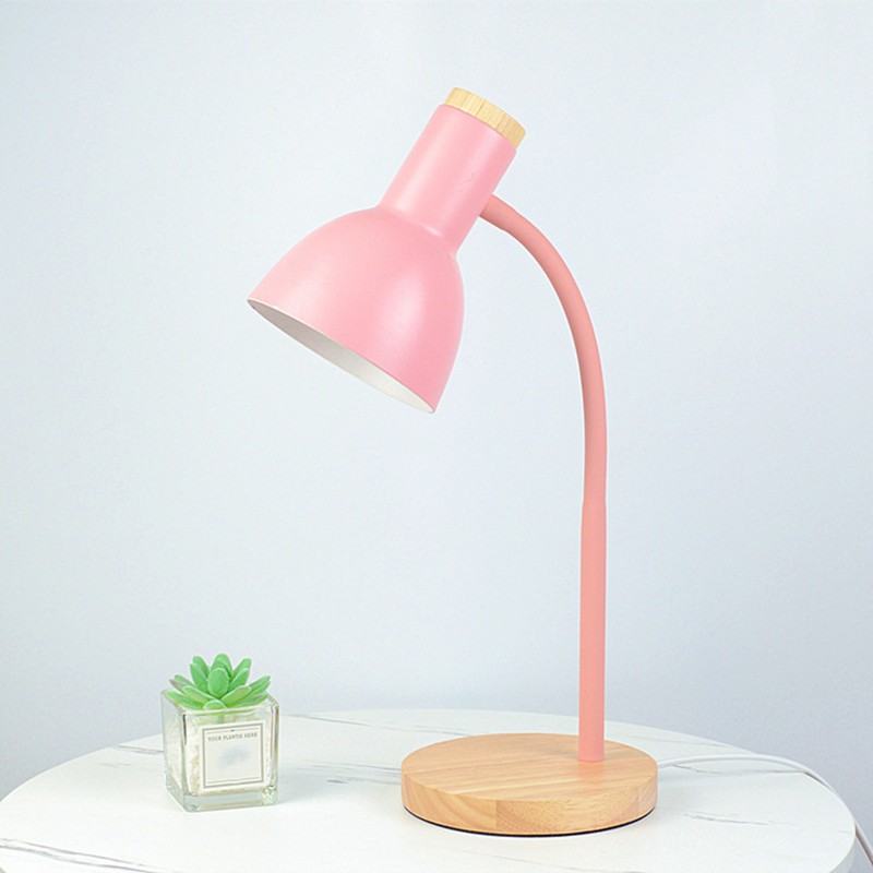 Bedside Table Lamp Eye Protection 360 Degree Bending Simple LED
