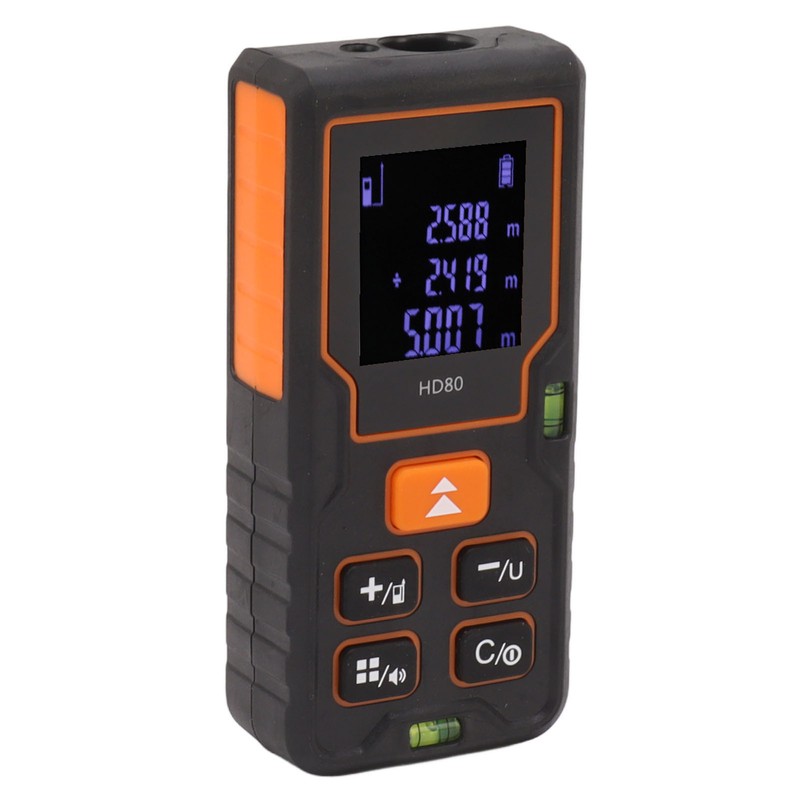 Laser Distance Meter High Accuracy Portable Handheld Rangefinder for Engineering
