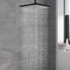 Hibbent Thickness Metal Rain Shower Head, 10 Inch High Pressure