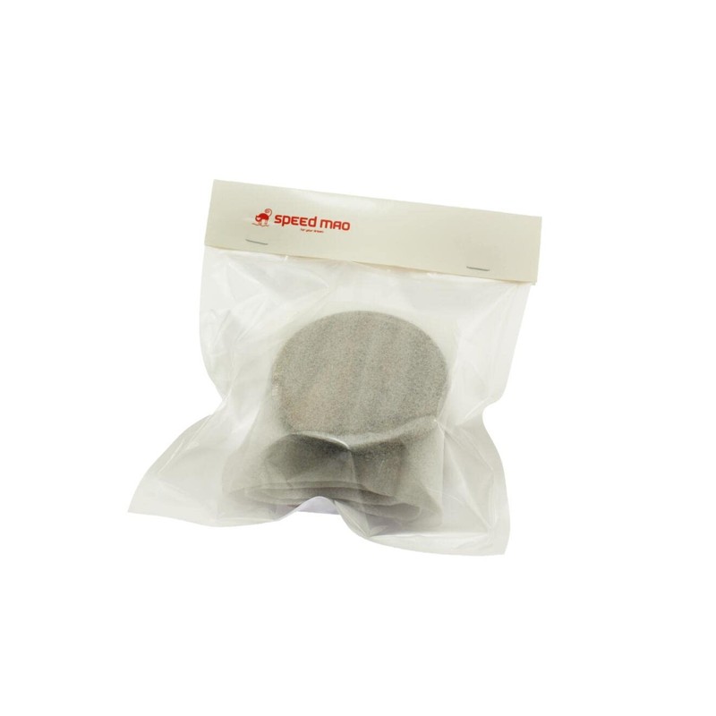 speed mao Natural Wood Round Coasters Set of 5 Brown