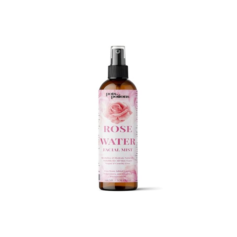 Pots&Potions Rose Water Spray for Face