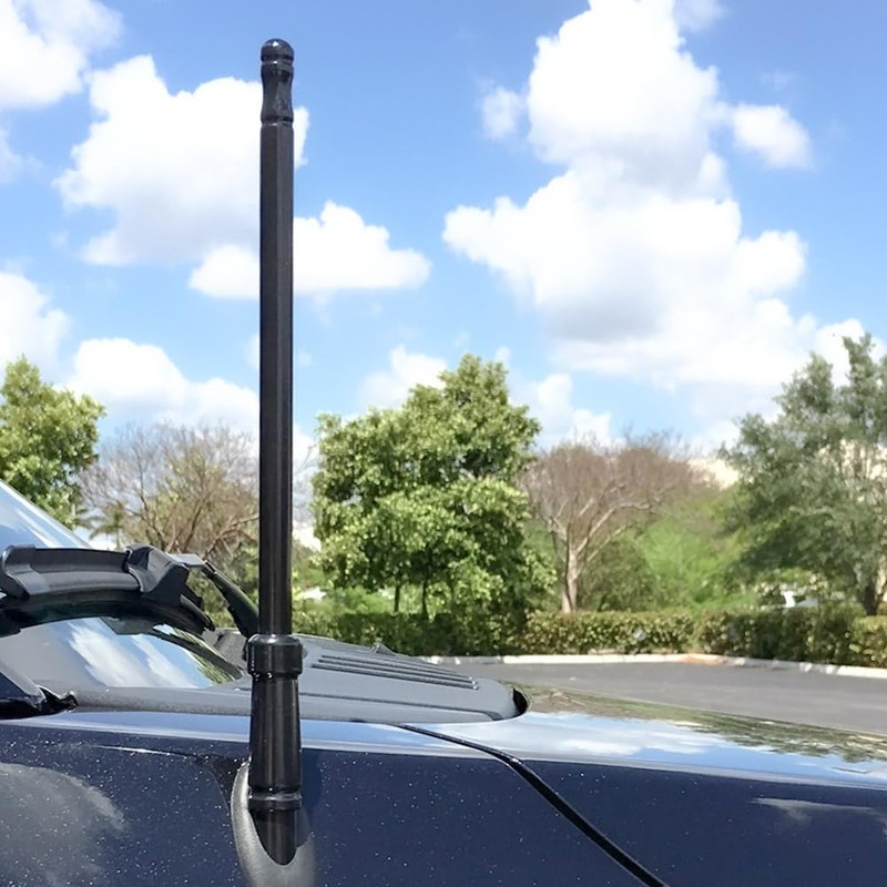 RECON Aluminum 8" Antenna Mast Style (Fits OEM Factory Threaded