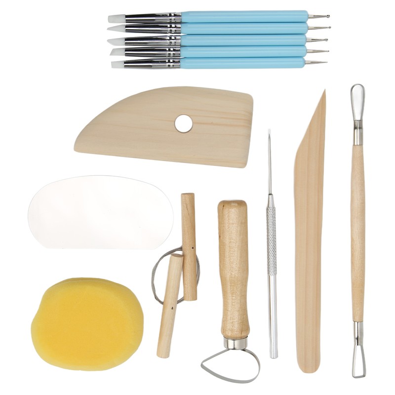 14 Pcs Clay Tools Portable Multipurpose DIY Crafts Pottery Shaping