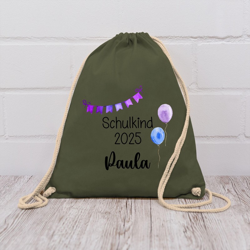 Geschenk mit Namen personalisiert by Shirtracer - Gym Bag Backpack