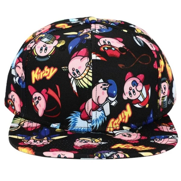 Kirby Character Collage Snapback Hat