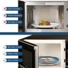 Microwave Splatter Cover 10.2 Inch with Handles, Collapsible Vented Silicone
