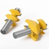 PROPRO Profession Tongue and Groove V-Notch 1 2 Shank Router