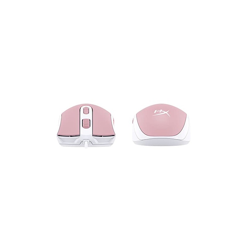 HyperX Pulsefire Core Rosa/Blanco - Ratón para Juegos RGB Rosa/Blanco,con