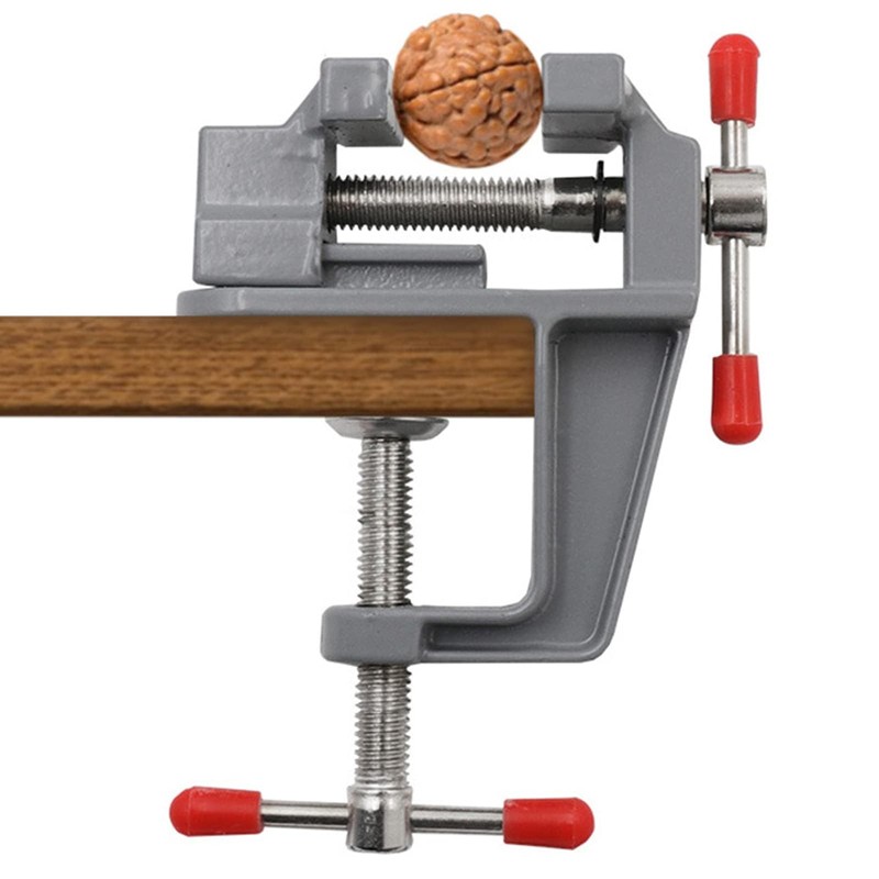 Treki Mini Vice Small Clampable Table Vice for Workbench, Jaw