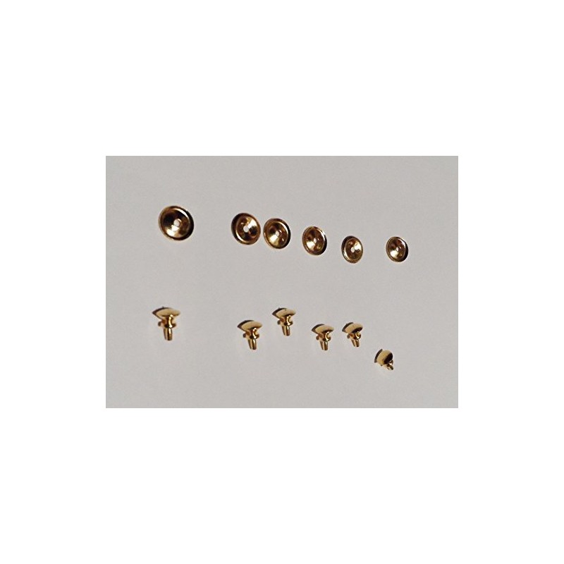 ドールハウスミニチュアTraditionalラウンド真鍮ドアノブ