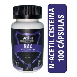 N-acetil Cisteina Nac 500mg 100 X 2 Cáps A4h Armor 6 Meses                                                                                            