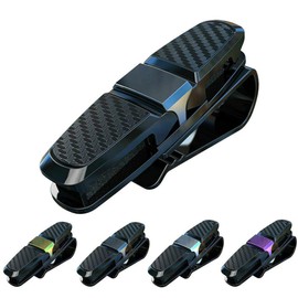 Riloer Car Sun Visor Sunglasses Card Ticket Holder Clip