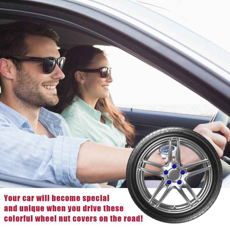 20 PCS Wheel Nut Covers Bolt Caps, 19mm Wheel Lug