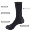 YUEDGE Mens Classic Breathable Comfortable Cotton Business Casual Mid Calf