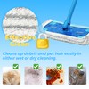 Zeltauto 4 Pack Reusable Scrub Mop Pad for Flash Speedmop