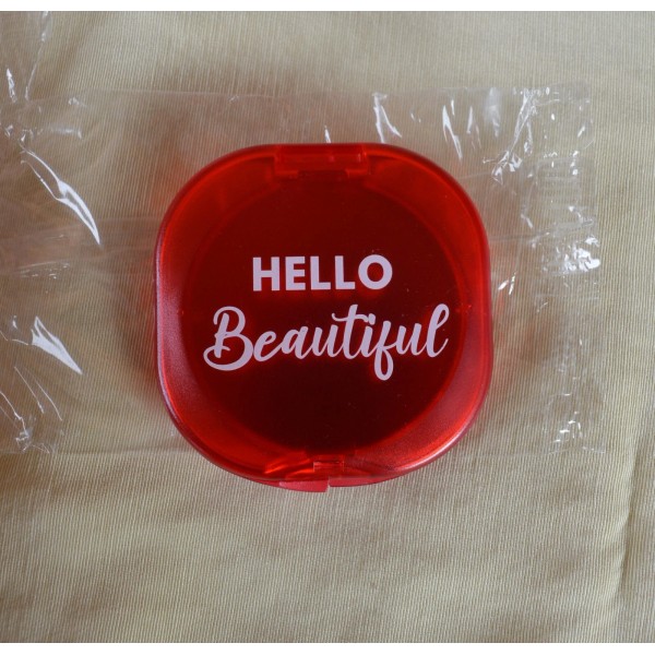 Unbranded 7 New Sealed Pkge Red Purse Pocket Compact Mirrors
