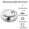 Cenicero con Tapa,A Prueba de Viento,Ceniceros para Cigarrillos,Cigarrillos,Cenicero del Cigarrillo