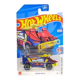 Hot Wheels DieCast Runway Res-Q - HW First Response 3/10 (2024 Factory Sealed) 9/250